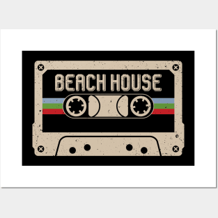 Personalized Beach Name Birthday Vintage Cassette Tape Posters and Art